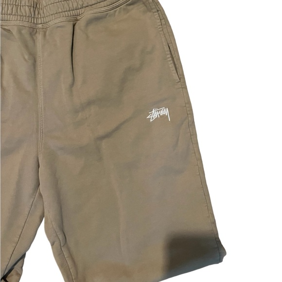 Men’s STUSSY Khaki Sweatpants - NEW - MEDIUM - Picture 3 of 5